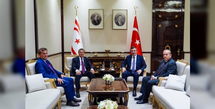 Hükümetin Ankara temasları… Üstel, Ataoğlu ve Arıklı Cevdet Yılmaz ile bir araya geldi