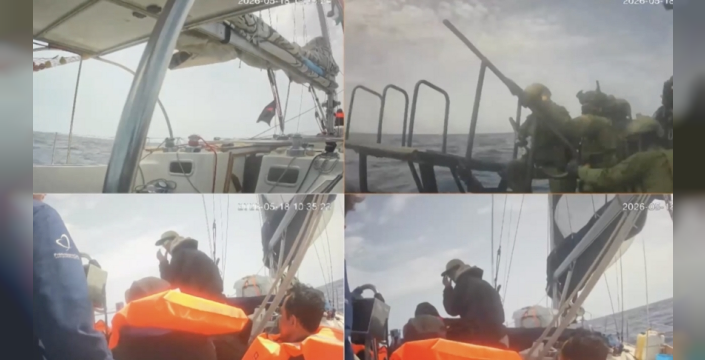 Küresel Sumud Filosu'ndaki Türkler, İsrail'in müdahalelerine rağmen Gazze'ye ilerlediklerini belirtti