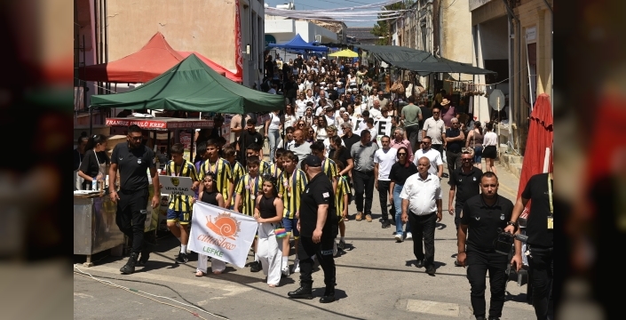 Lefke'de Ceviz Festivali yapıldı