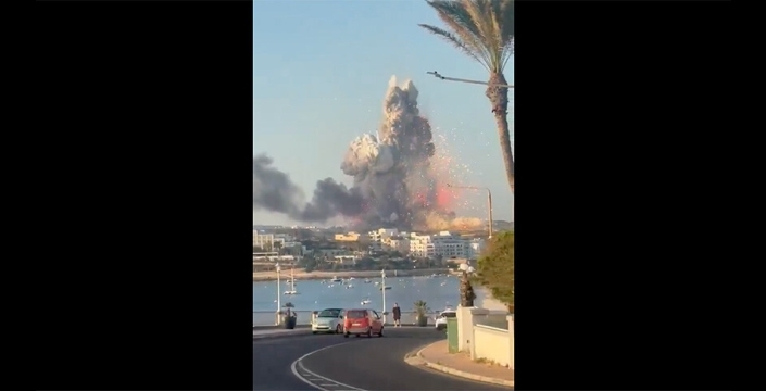 Malta'daki havai fişek fabrikasında şiddetli patlama: İki kişi yaralandı