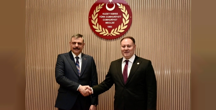Meclis Başkanı Öztürkler, Türkiye İçişleri Bakanı Çiftçi’yi kabul etti