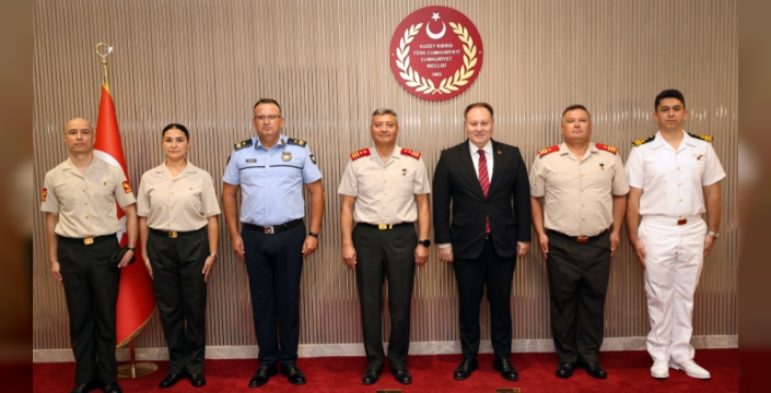 Öztürkler, Güvenlik Kuvvetleri Komutanı Tümgeneral Görgülü ve beraberindeki heyeti kabul etti
